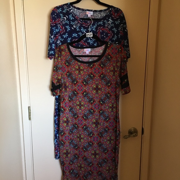 LuLaRoe Dresses & Skirts - 2 LulaRoe Julia dress lot